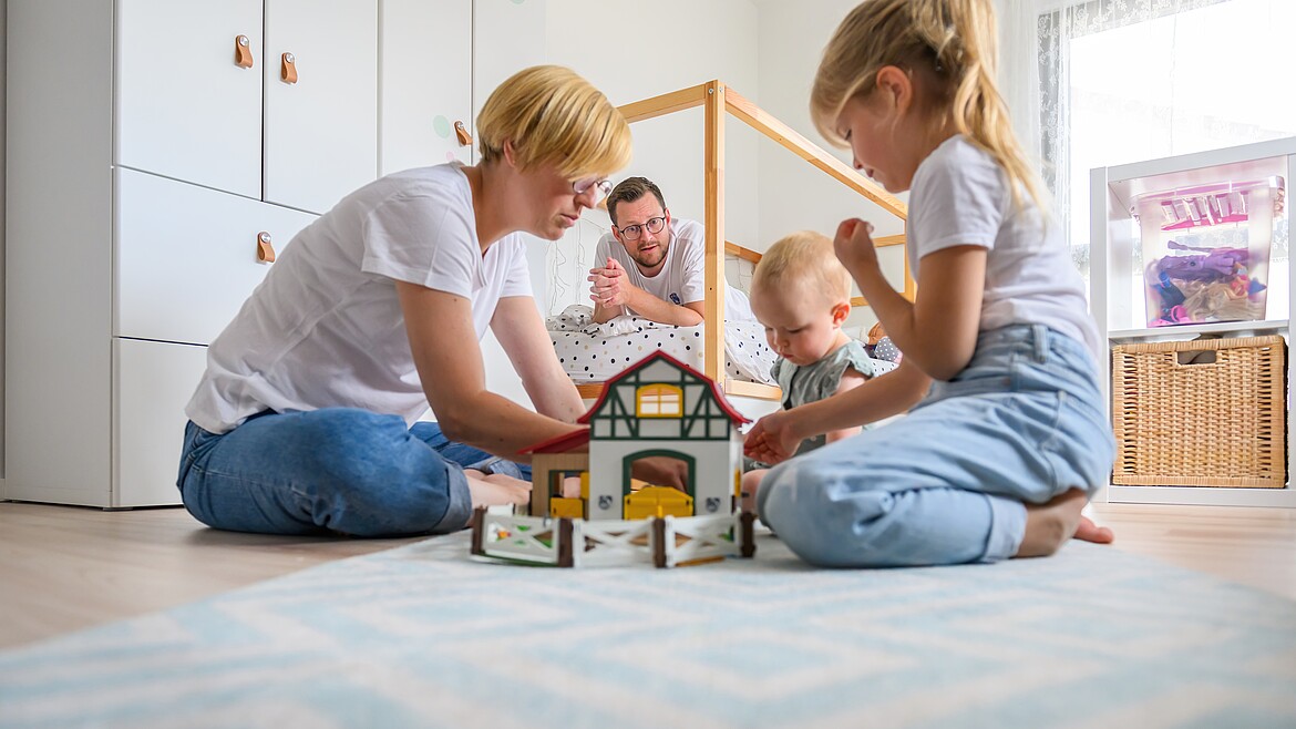 Bauherren: Familie Heckwolf/Meyer aus Münster - Hanse Haus Kinderzimmer: Bauherren Familie Heckwolf/Meyer aus Münster