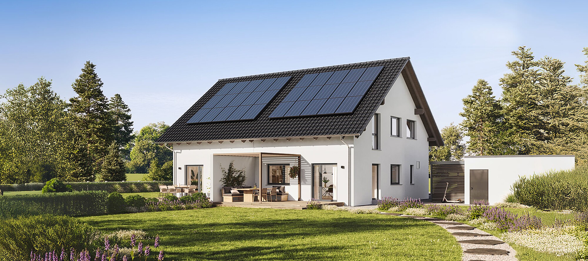 QNG⁺-Line: Doppelhaus 38-124 - Hanse Haus