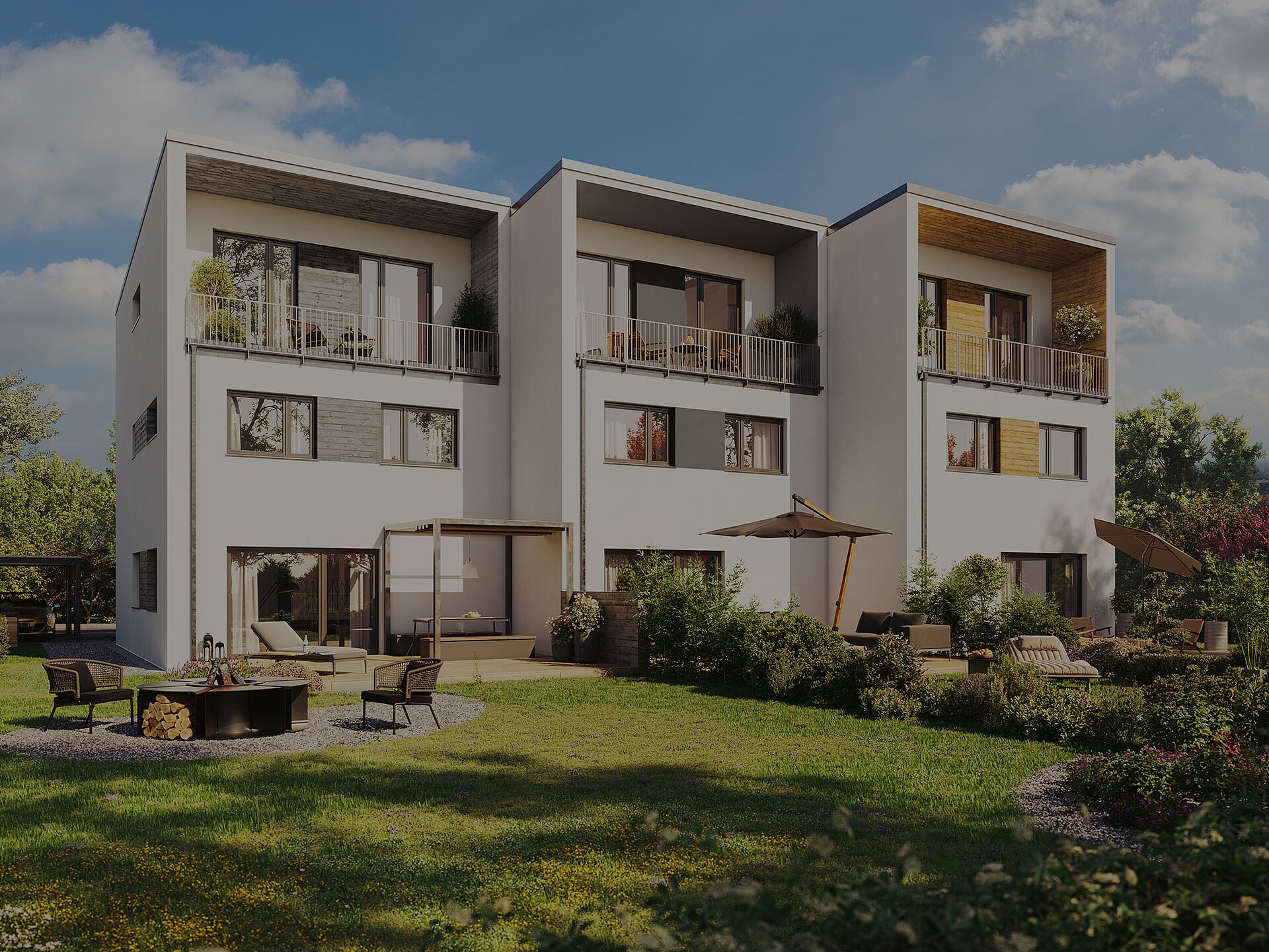 Fertighaus Reihenhaus 118