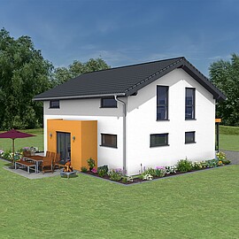 Fertighaus Variant 25-166: Burgoberbach