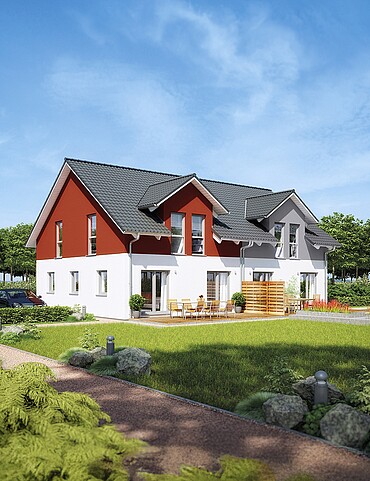 Fertighaus Doppelhaus 35-130