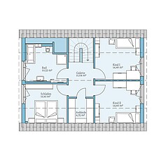 QNG⁺-Line Variant 38-139: Grundriss DG - Hanse Haus