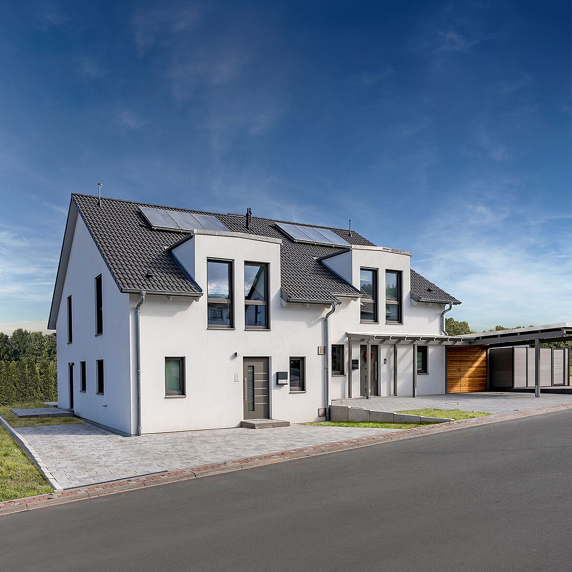 Fertighaus Doppelhaus 35-130 Habichtswald