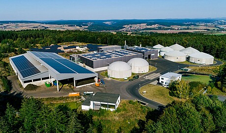 Biogaspark der Biothan GmbH - Hanse Haus