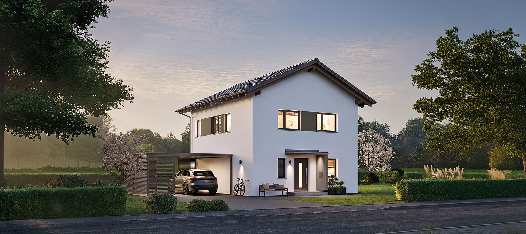 QNG⁺-Line: Fertighaus Villa 133