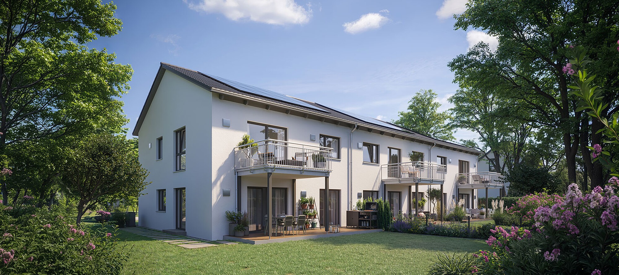 QNG⁺-Line: Reihenhaus 159/168 - Hanse Haus