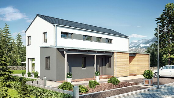 DUO - Mehrfamilienhaus als Fertighaus von Hanse Haus