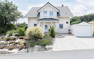 Bauherren: Familie Lübker aus Butzbach - Hanse Haus Fertighaus: Bauherren Familie Lübker aus Butzbach