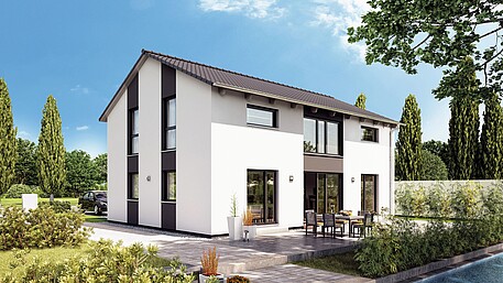 VARIANT - Einfamilienhaus mit Satteldach als Fertighaus von Hanse Haus