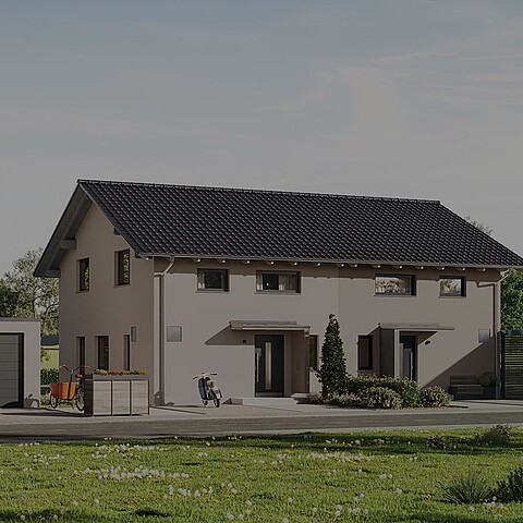 QNG⁺-Line: Doppelhaus 25-125 - Hanse Haus
