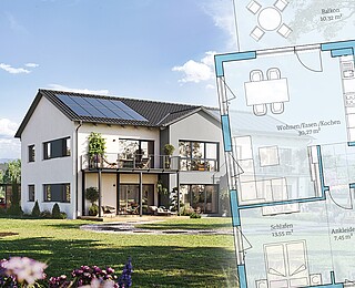 Hausgrundrisse als Inspiration Hausgrundriss: Mehrfamilienhaus