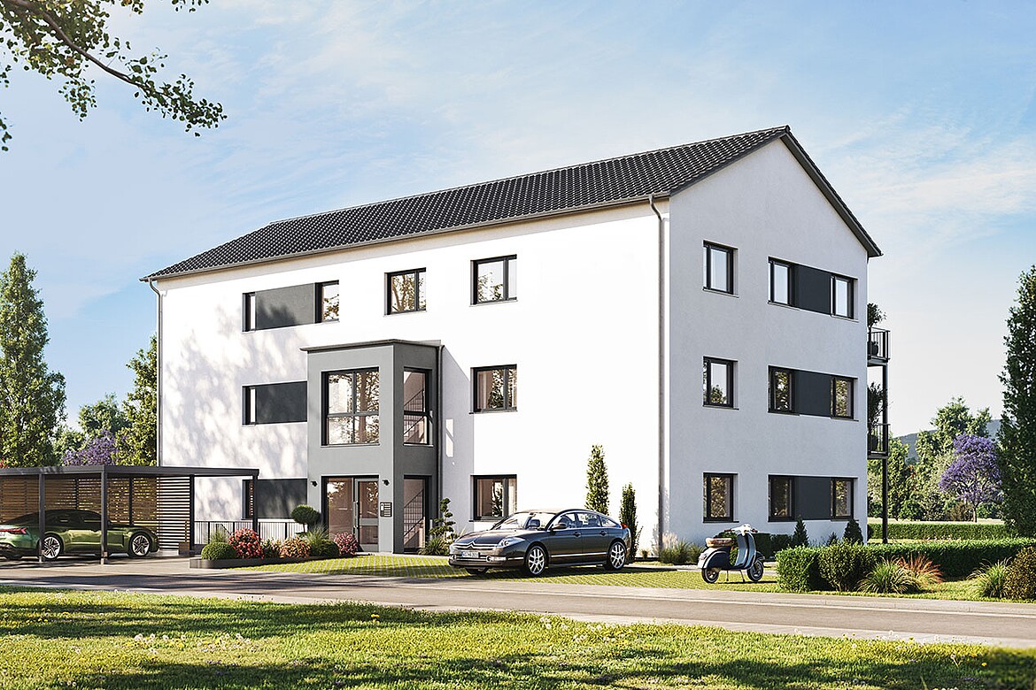 Fertighaus Mehrfamilienhaus 6 Wohneinheiten