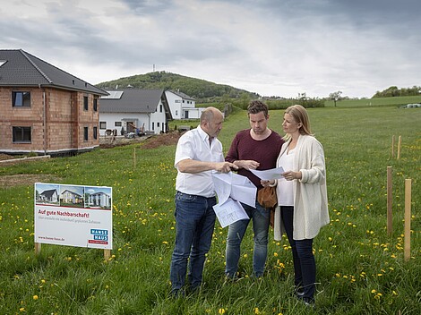 Grundstücksbesichtigung