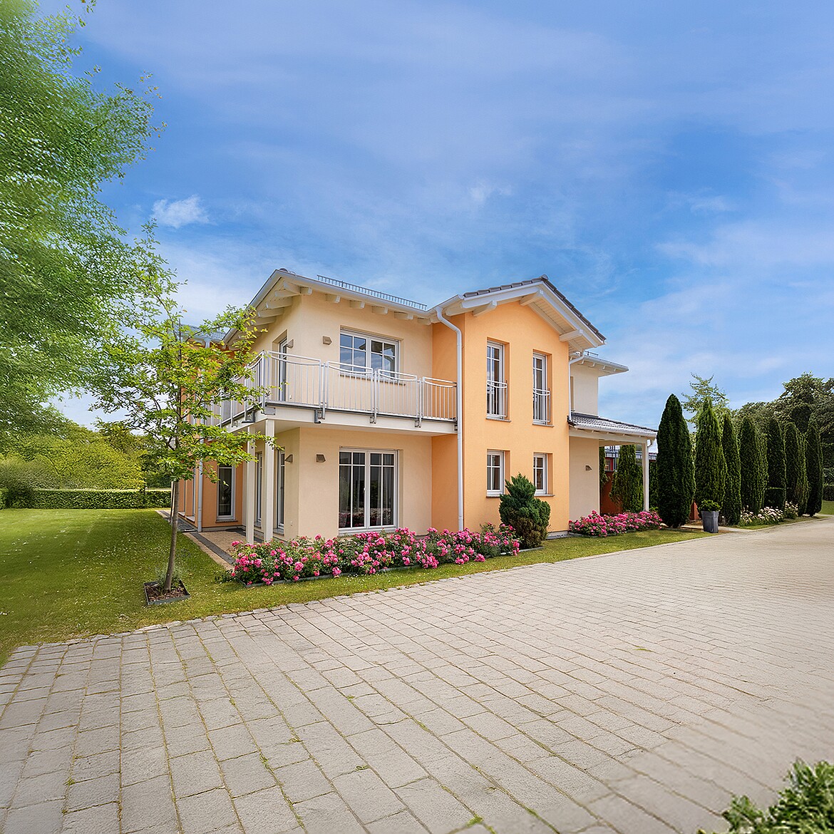 Fertighaus Doppelhaus 137/126