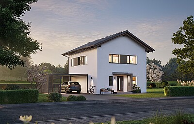 QNG⁺-Line: Fertighaus Villa 133 - Hanse Haus QNG⁺-Line: Fertighaus Villa 133