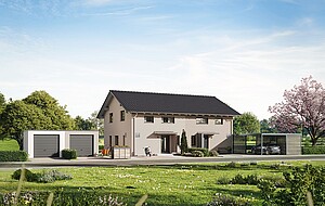 QNG⁺-Line: Doppelhaus 25-125 - Hanse Haus