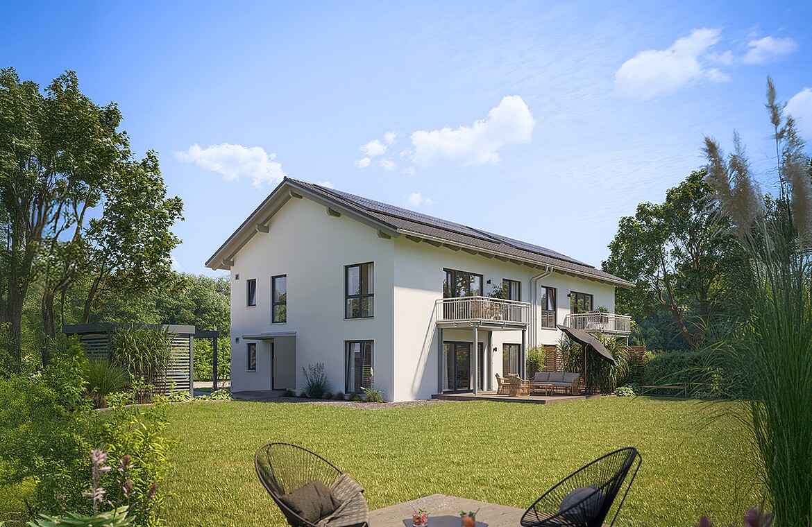 QNG⁺-Line: Doppelhaus 174 - Hanse Haus