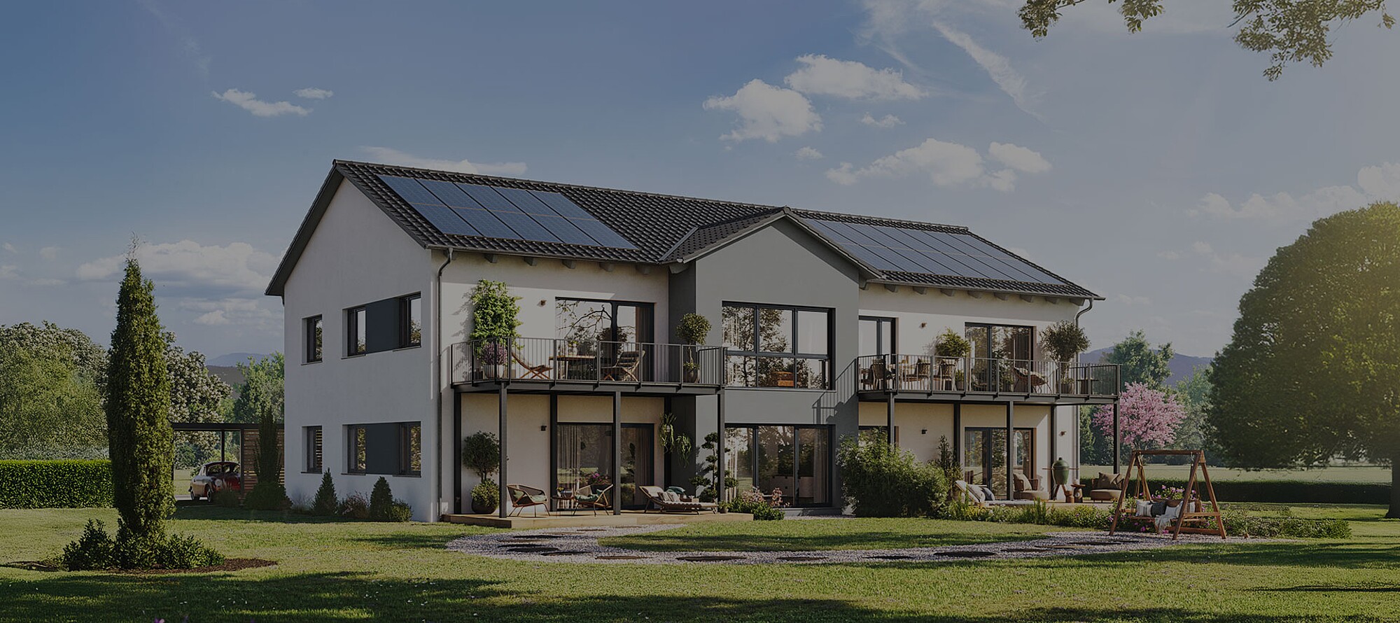 Fertighaus Mehrfamilienhaus 4 Wohneinheiten