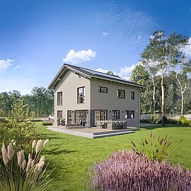 QNG⁺-Line: Fertighaus Villa 165 - Hanse Haus QNG⁺-Line: Fertighaus Villa 165