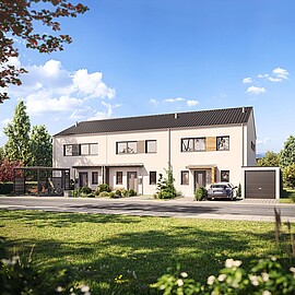 Reihenhaus 118: Variante 1 Reihenhaus 118: Variante 1 - Hanse Haus