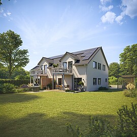 QNG⁺-Line: Doppelhaus 35-125 QNG⁺-Line: Doppelhaus 35-125 - Hanse Haus