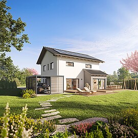 QNG⁺-Line: Fertighaus Villa 163