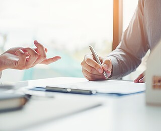 Sale agent giving house to customer and sign agreement contract, Sale agent giving house to customer and sign agreement contract, Insurance Home concept