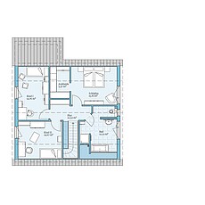 Fertighaus Variant 35-160: Grundriss DG