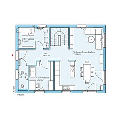 QNG⁺-Line Variant 38-139: Grundriss EG - Hanse Haus
