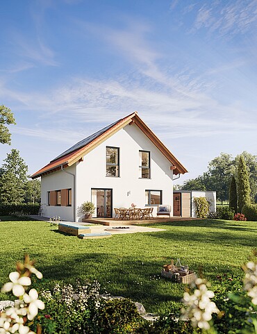 QNG⁺-Line: Prefabricated house Variant 38-130