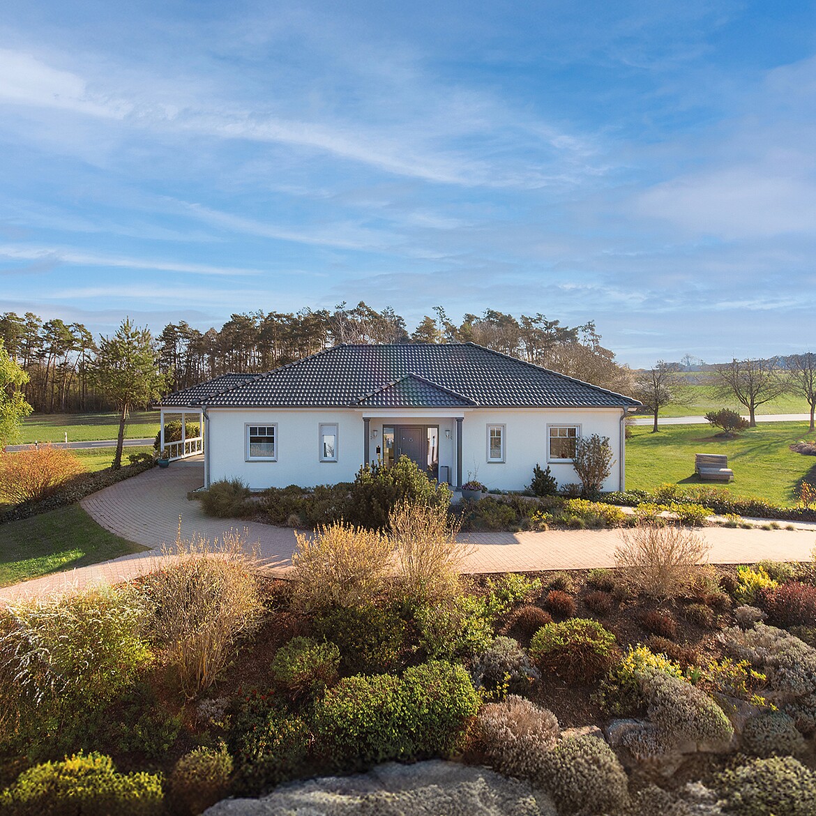 Musterhaus Bungalow 139 Fertighaus Bungalow 139