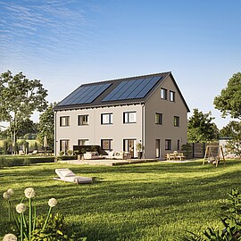 QNG⁺-Line: Doppelhaus 179 QNG⁺-Line: Doppelhaus 179 - Hanse Haus