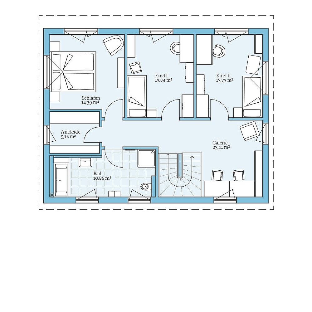 Vita 165: Grundriss OG