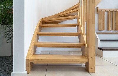 Fertighaus-Bemusterung: Treppe