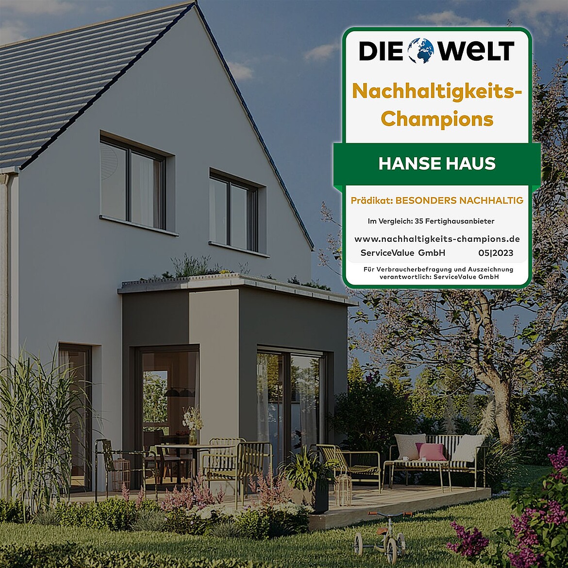 Nachhaltigkeits-Champions Fertighausanbieter: Nachhaltigkeits-Champion