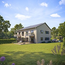 QNG⁺-Line: Doppelhaus 126 - Hanse Haus
