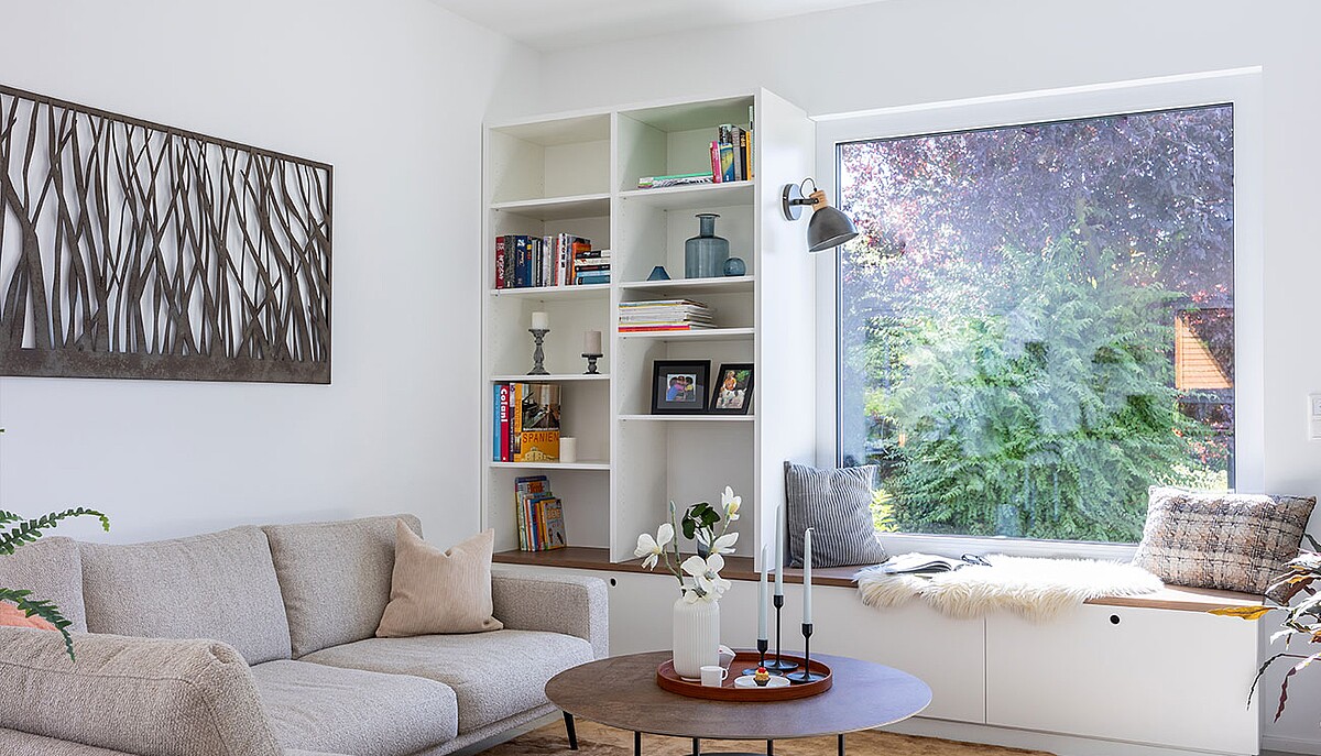 Fertighaus Bungalow 127: Sitzfenster