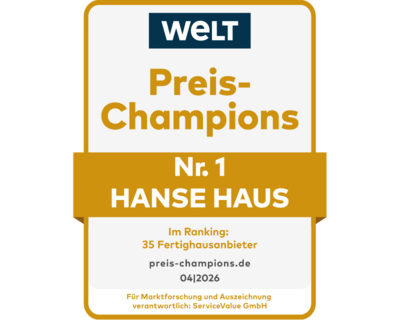 Fertighausanbieter: Preis-Champions