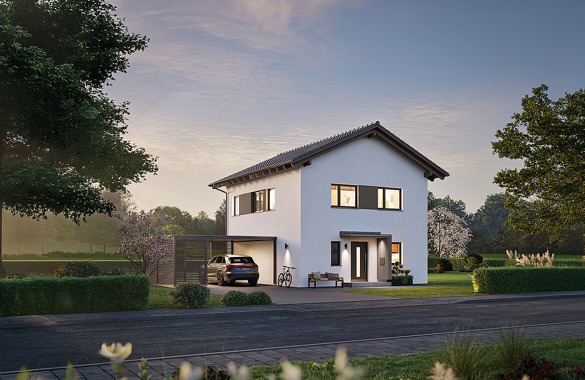 QNG⁺-Line: Fertighaus Villa 133