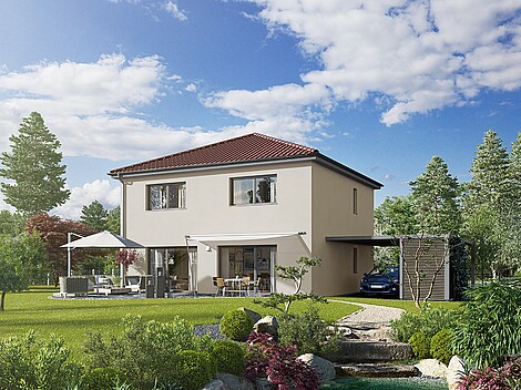 Genau auf Sie zugeschnitten Fertighaus Villa 156